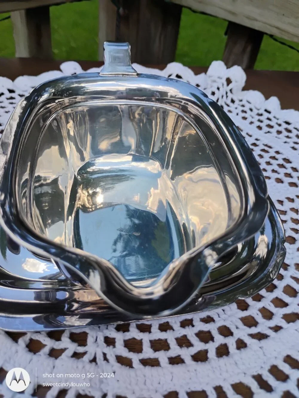 Reed and Barton Mayflower 5000 silver plated gravy boat with under plate made 19